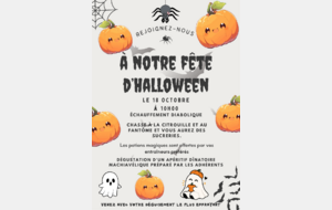 Cours sur le thème d'Halloween, octobre 2026