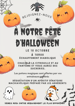 Cours sur le thème d'Halloween, octobre 2026